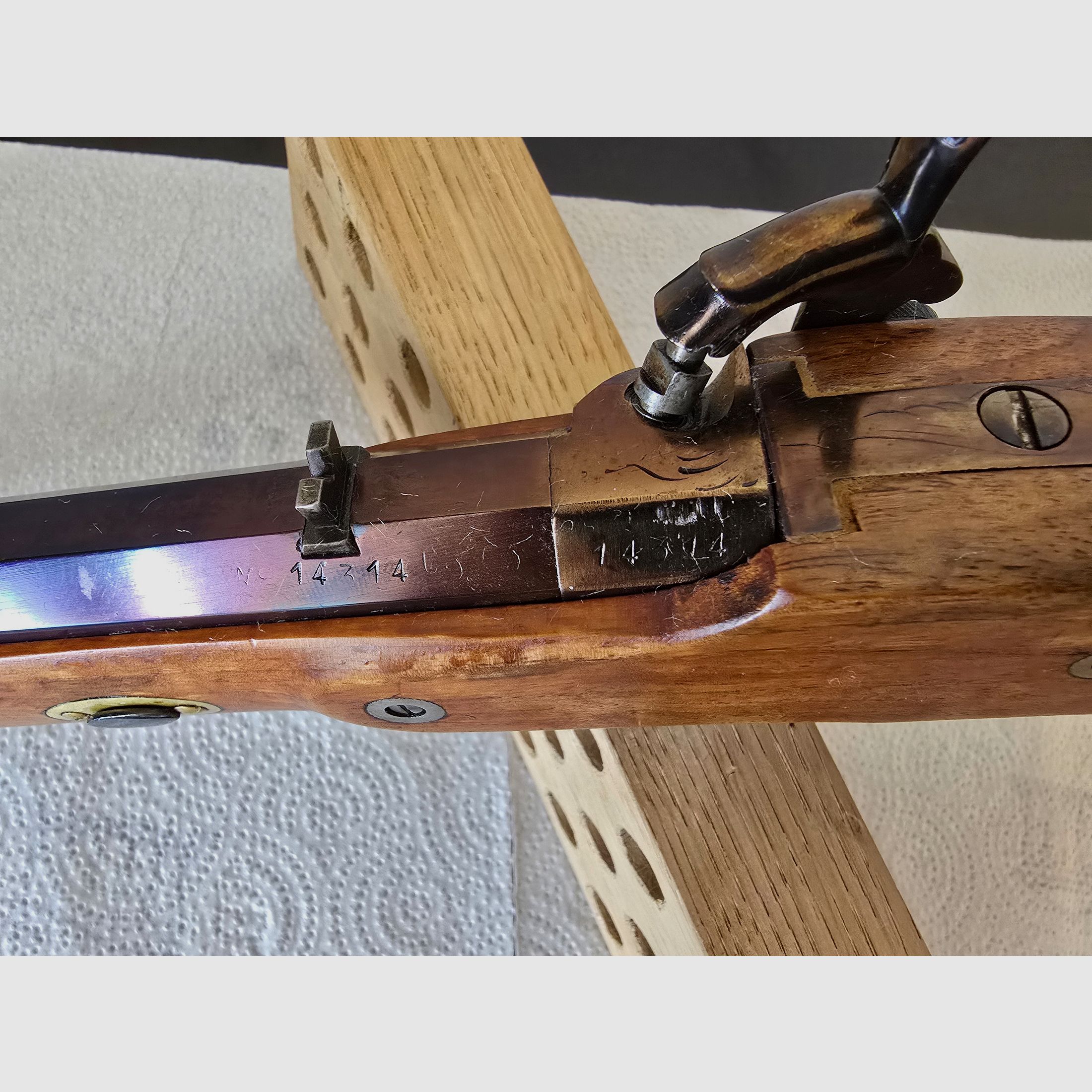 Single-shot percussion pistol (muzzleloader) – caliber .45/.50? Ardesa, Pedersoli, Investarm or Euroarms?