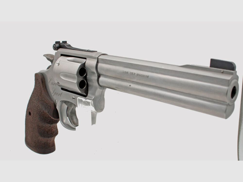 Smith & Wesson Waffen S&W Revolver M686 Euro Sport 6 Zoll Kaliber .357 Mag.