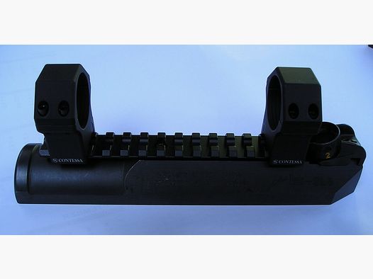  PICATINNY-SCHIENE  für Heckler&Koch SL6/SL7 + HK630/HK770/HK940  mit 30 mm ZF Ringe