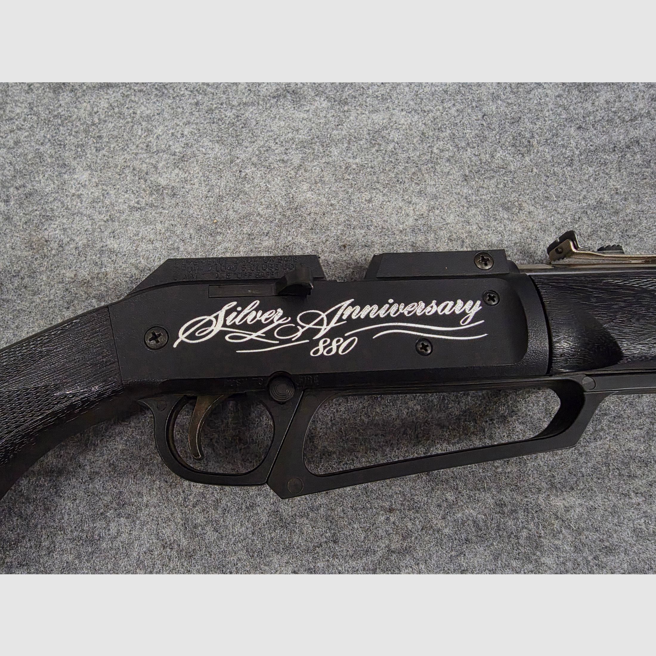 Sondermodell Rarität Silver Anniversary Collector's Edition Jubiläums Modell Unterhebel Vorkomprimier Luftgewehr Daisy Powerline Modell 880 Rogers Airguns USA