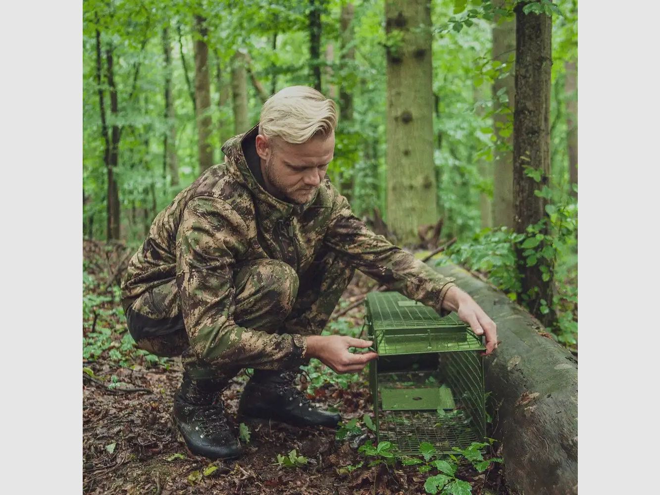 Trampa trampa captura viva - dos puertas abatibles