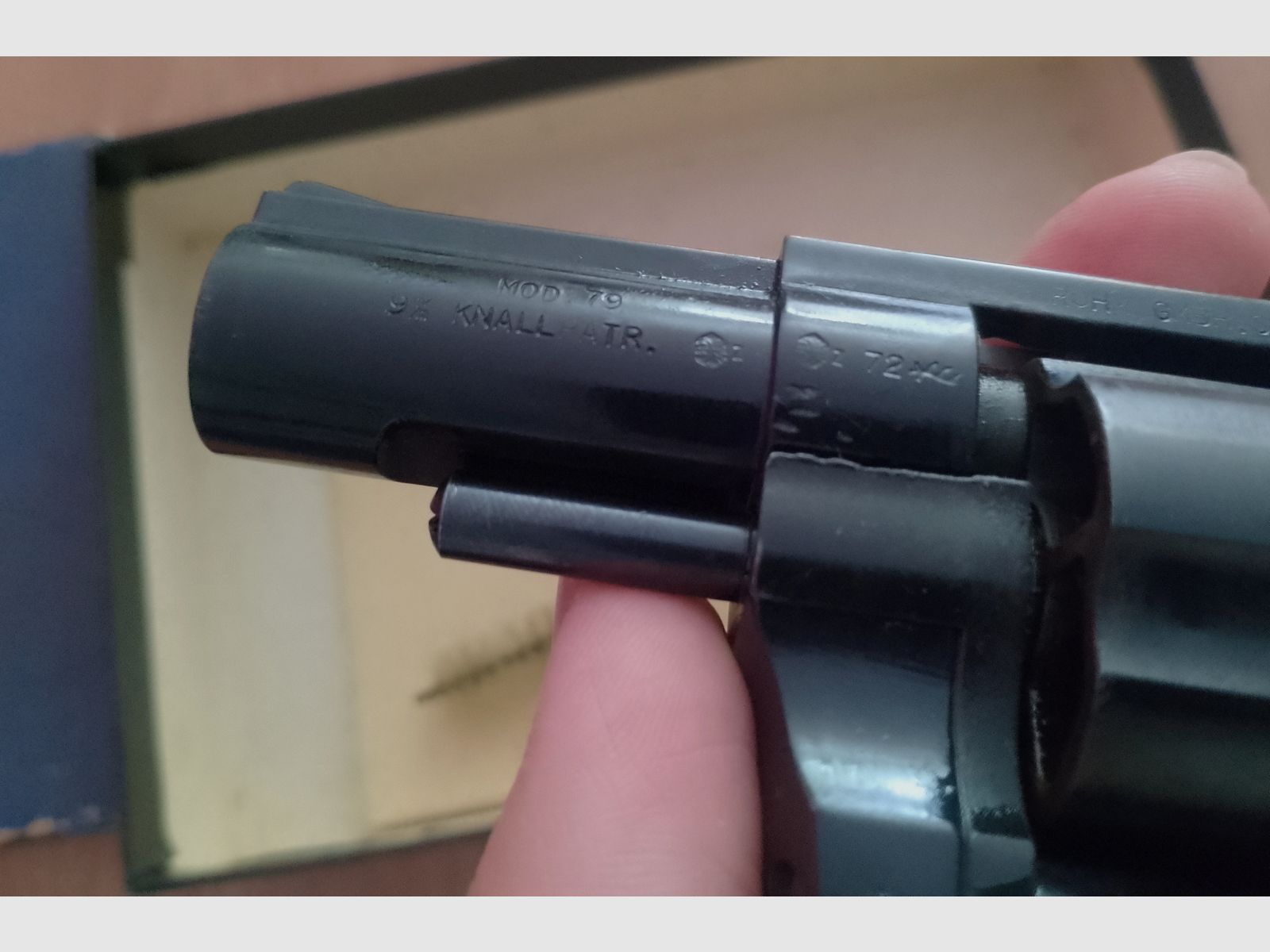 Zeldzame Röhm RG 79 in caliber 9mm Knall/ PTB 5-71