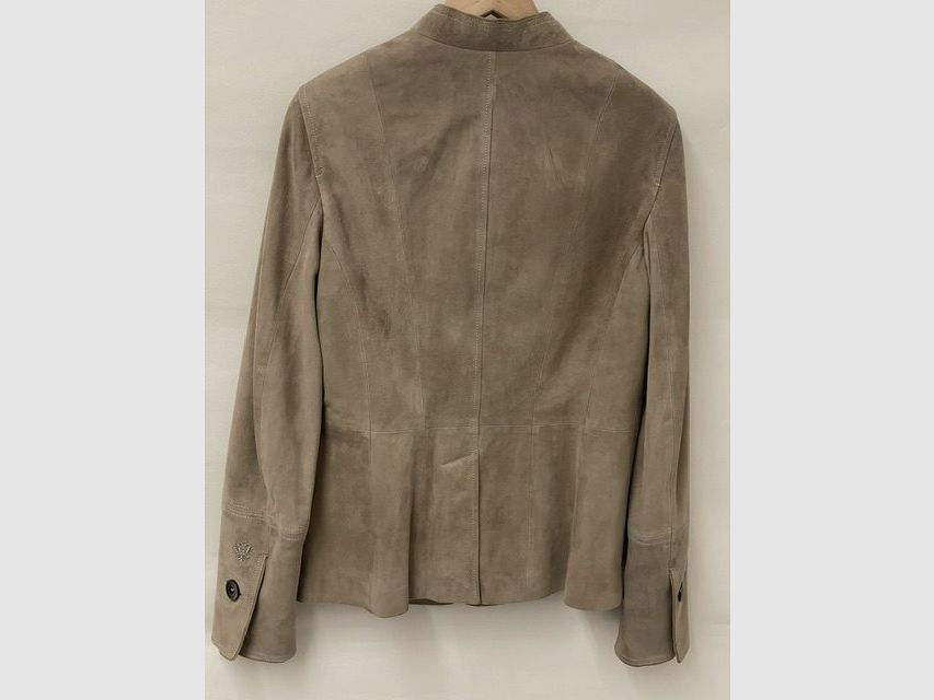 Giacca in pelle Habsburg Herzogsburg in pietra/beige, immagine 3 di 3