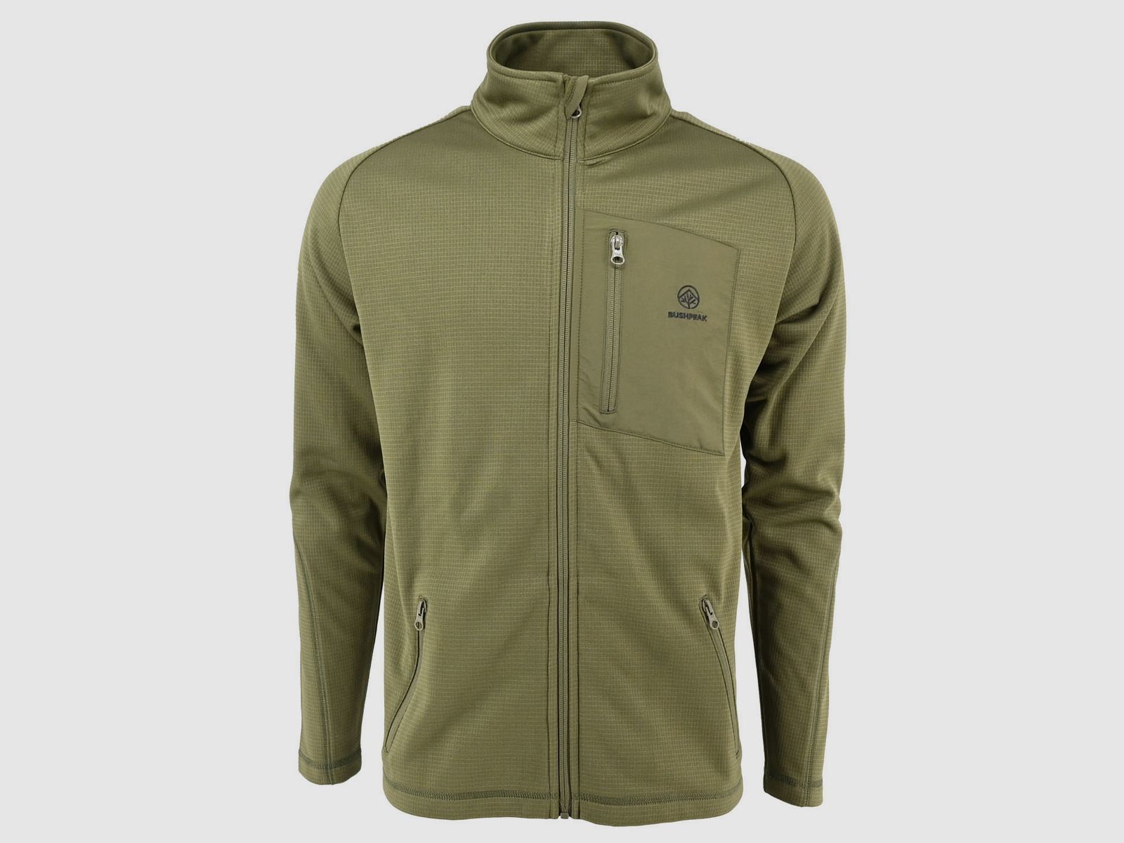 Bushpeak Fleecejacke Midlayer - Iron Shell