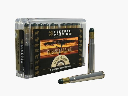 Federal Premium Safari Woodleigh Hydro Solid .375 H&H Mag. 300GR solid RN 20 cartuchos