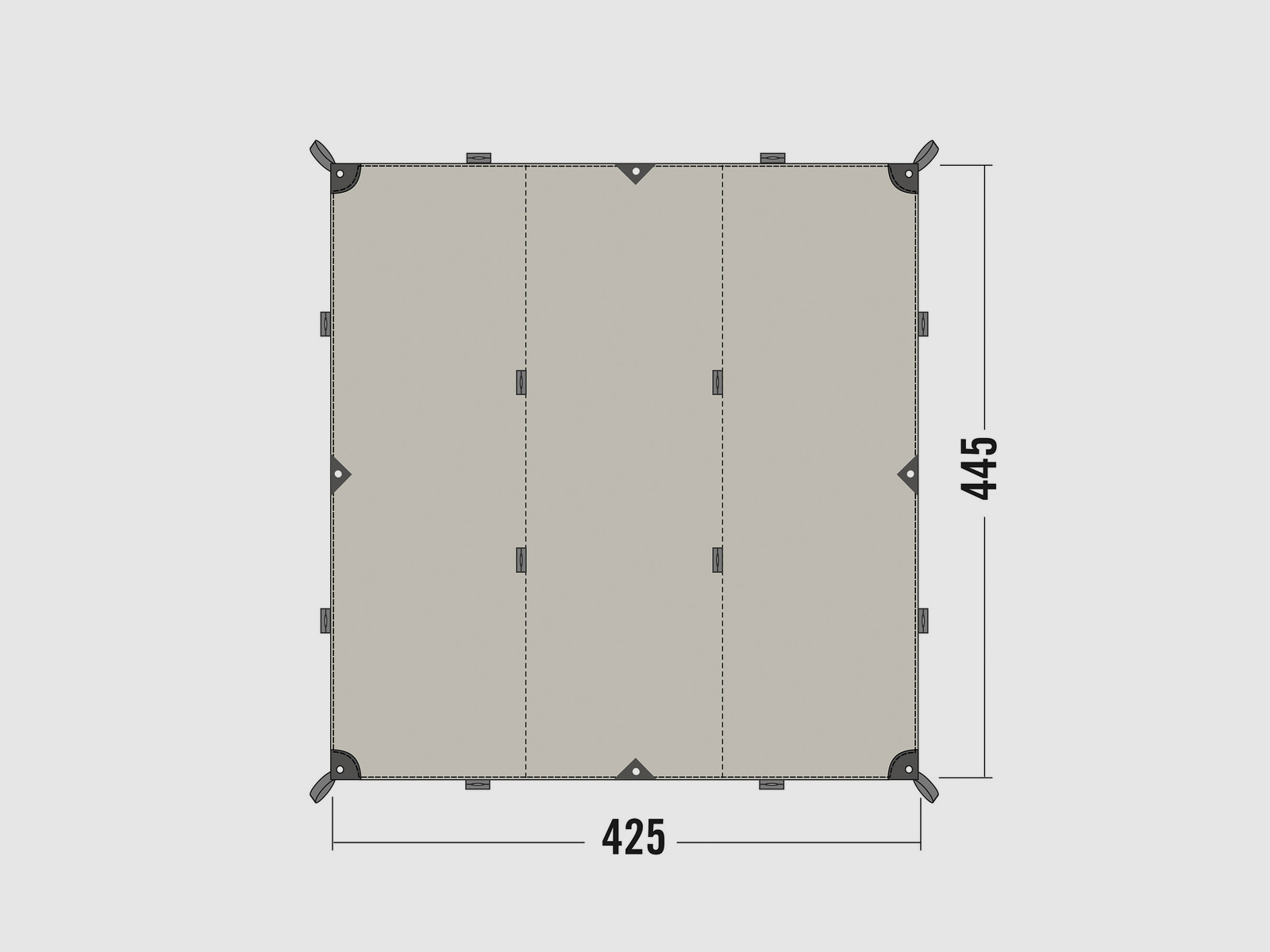 TATONKA Tarp 1 TC Sand-Beige