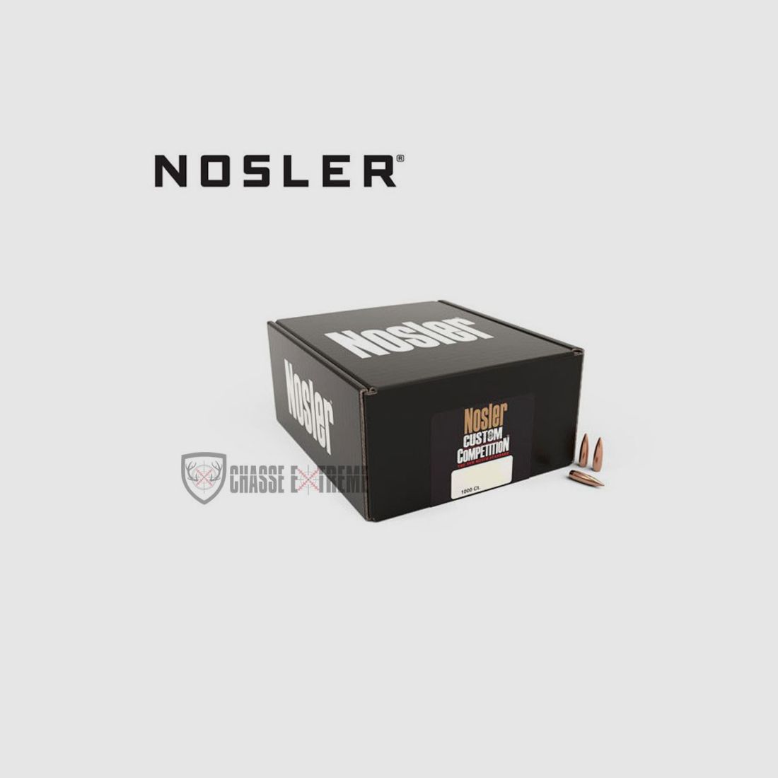 1000 Proiettili NOSLER Cal.22 52gr Hpbt