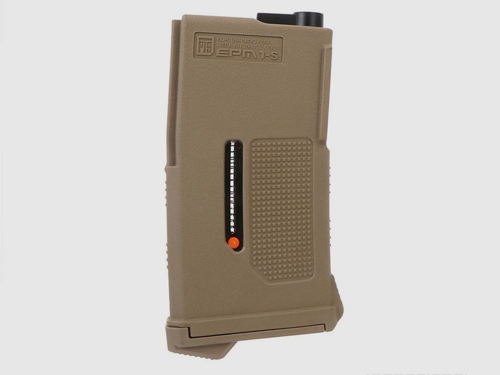 170rds PTS EPM1-Short 'Enhanced' AR Midcap Magazin, TAN