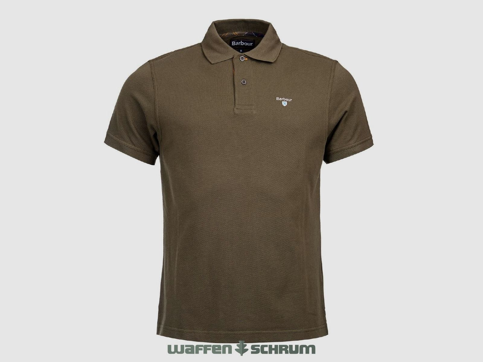 Barbour Poloshirt Tartan Pique  Dk. olive/classic