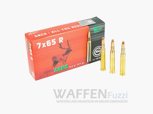 Geco Zero Kaliber 7x65R Jagdpatronen 127gr