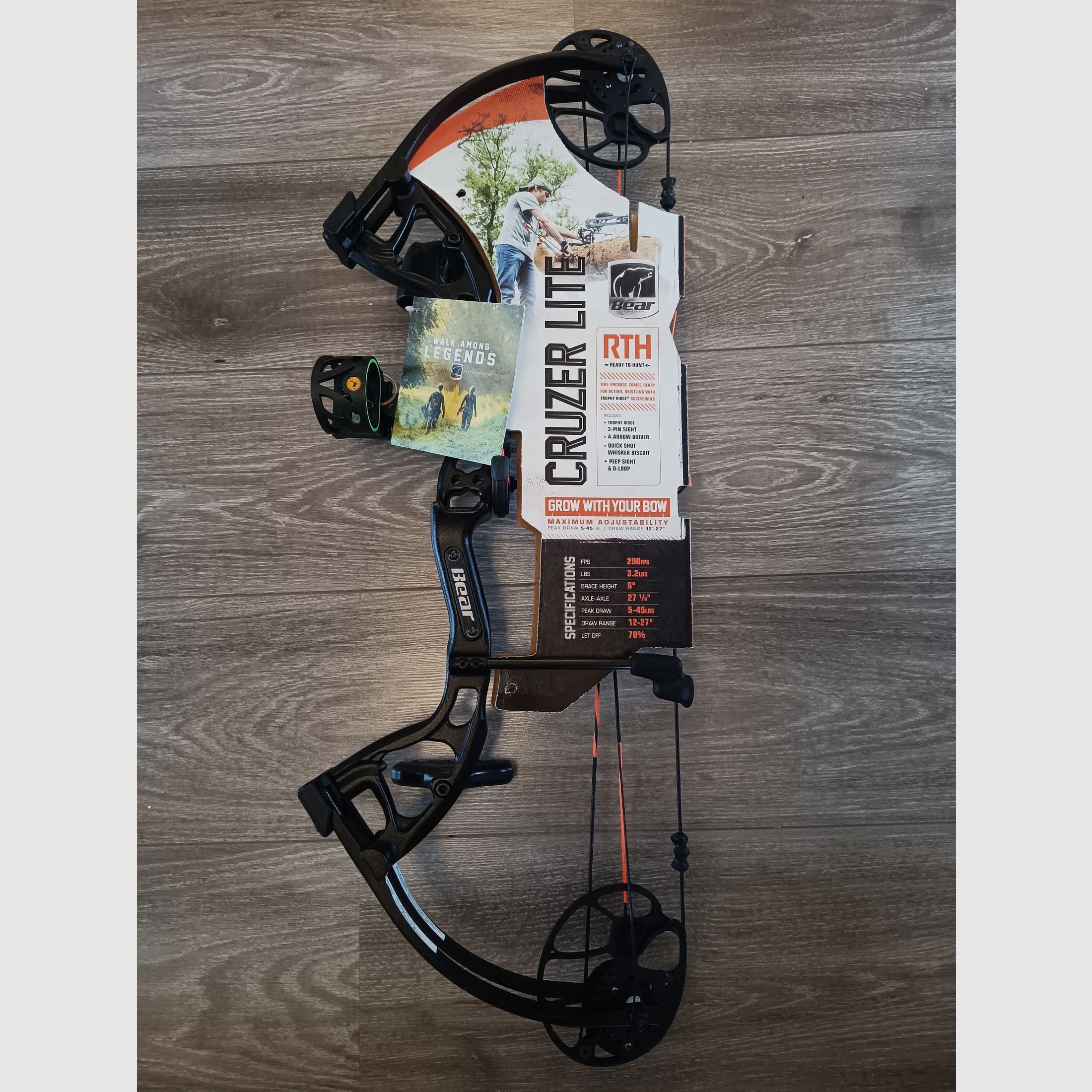 Compound bow BEAR Cruizer Lite RTH new! Sport bow