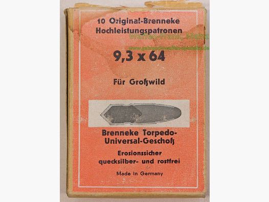 Brenneke - Langenhagen rifle cartridges