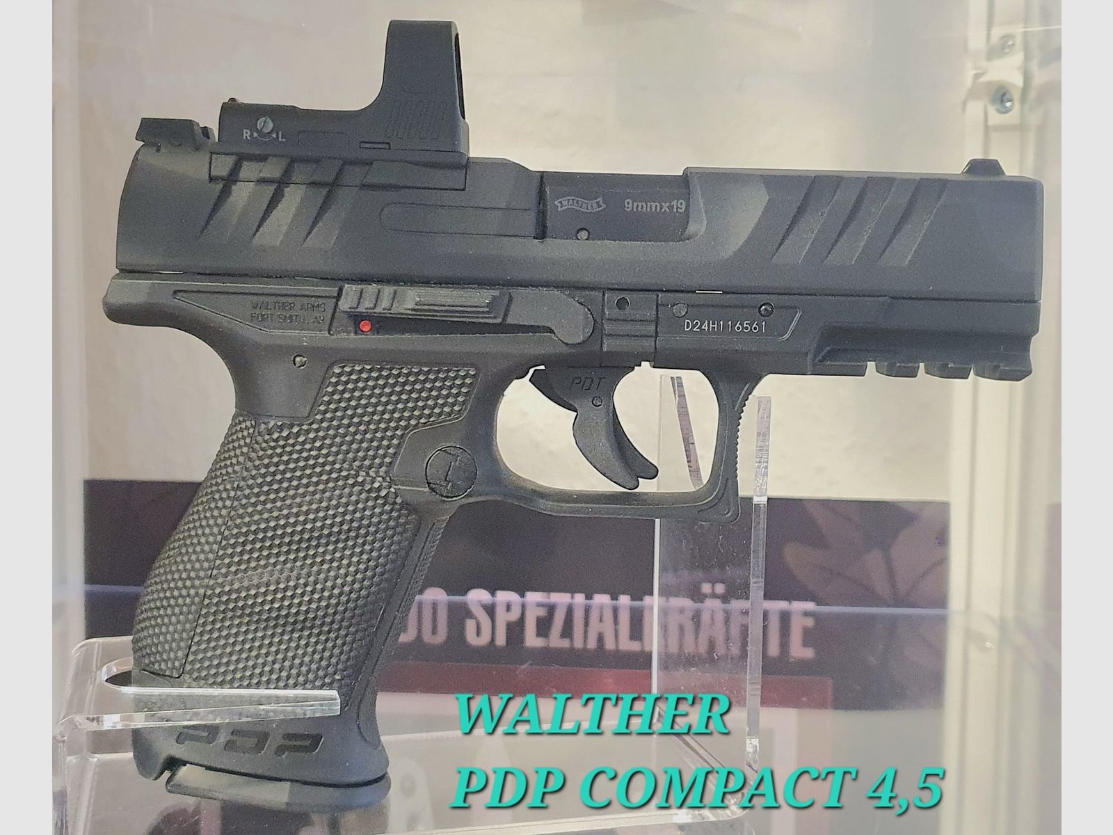 Walther CO2 pistolet PDP Compact 4" – zestaw