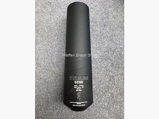 SOUND MODERATOR IRIDIUM, SEMI, MAX .30 THR M14x1
