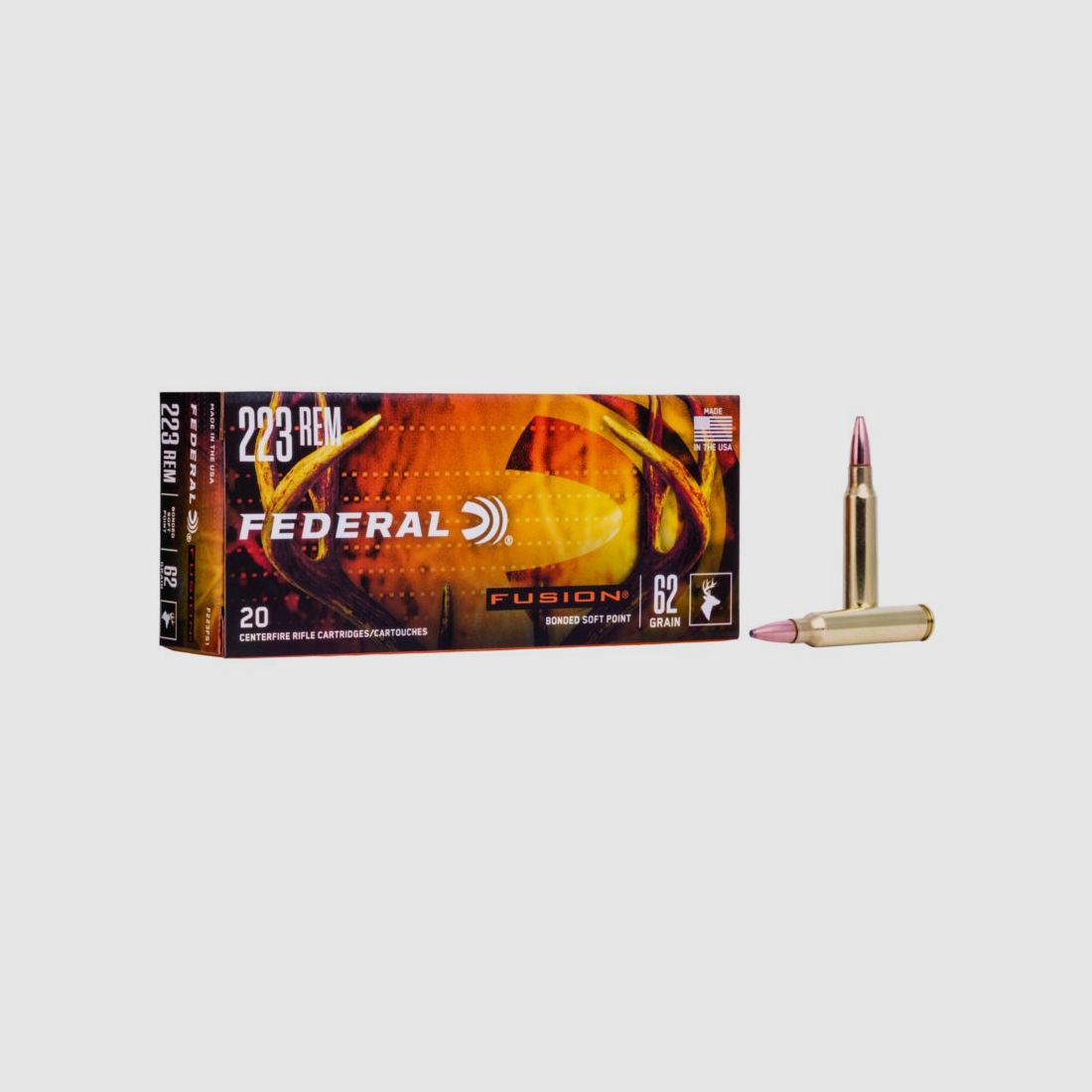 Federal .223 Rem. Fusion SP 4g/62gr, imagen 2 de 2