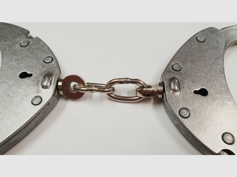 CLEJUSO Clemen & Jung e.K. Manette CLEJUSO No. 12 INOX, manette in acciaio inossidabile, made in Germany, usato