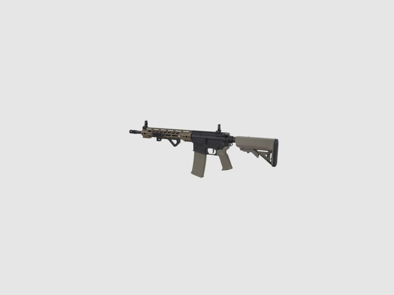SA M4 Carbine M-LOK (RRA SA-P14 PRIME™ Aster II ETU BLDC™) Rifle Airsoft Libre a partir de 18 - Negro/Verde -F-