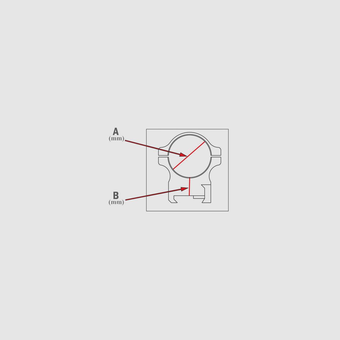 Anneaux de montage Picatinny OPTIK ARMS QR 34 mm [amovibles], image 2 sur 2