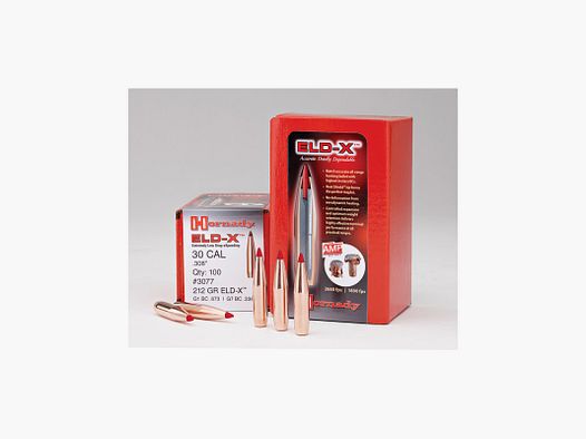 HORNADY GESCHOSSE 30/308 212GR/13,73G ELD-X 100 STK