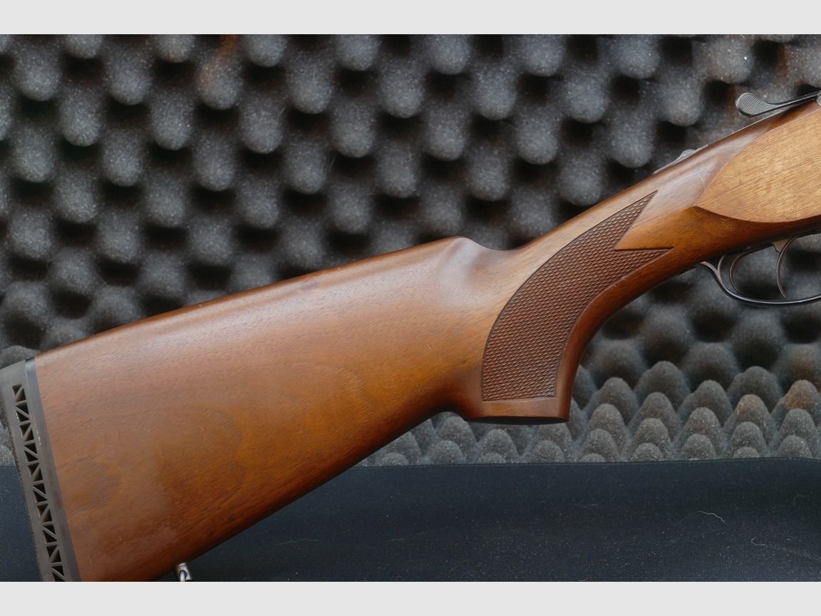 Bockbüchsflinte, Kettner, Ital. Fertigung, Kaliber 9,3x74R und 12/70.
