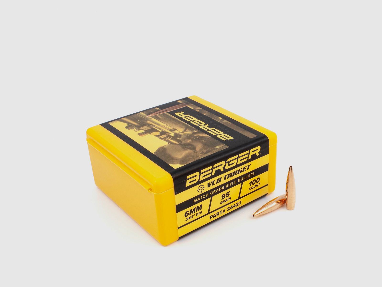 Berger Geschoss 6mm/.243 VLD Target 95GR 100 Stück