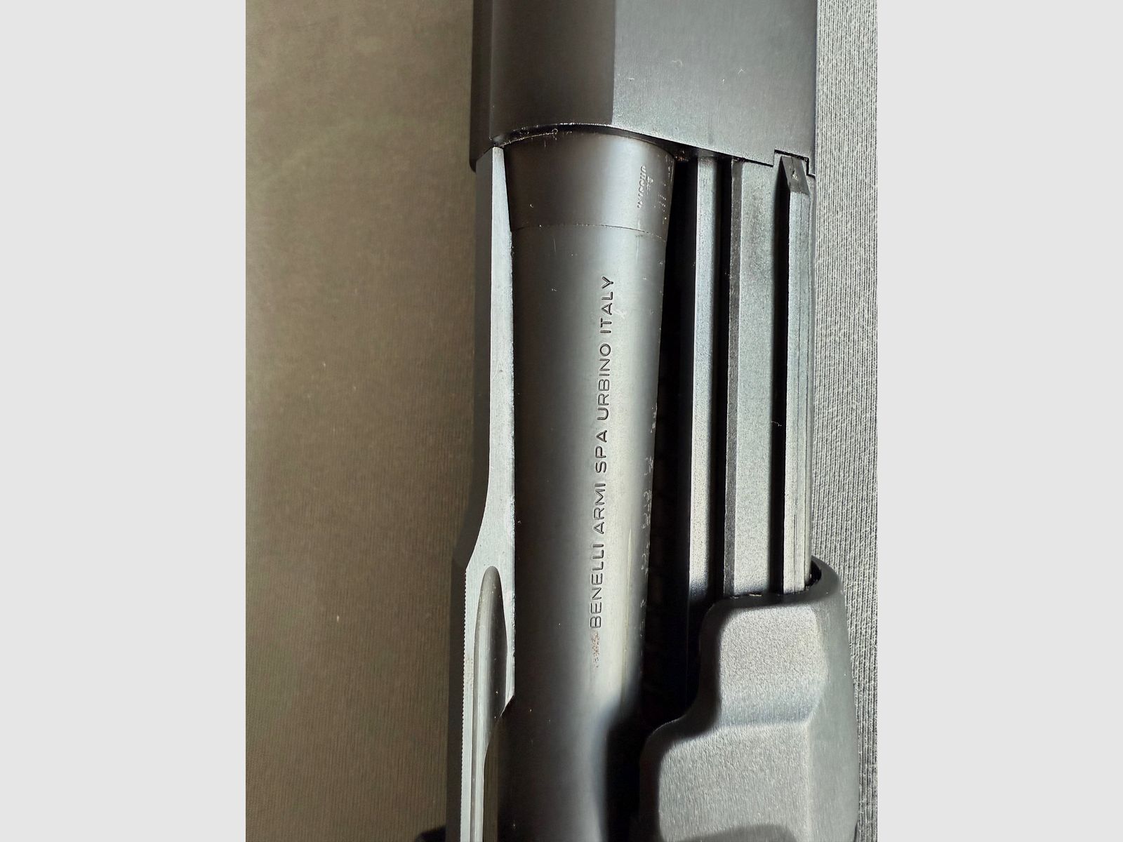 Benelli SLF M3 Super 90 with interchangeable barrel (slug barrel)