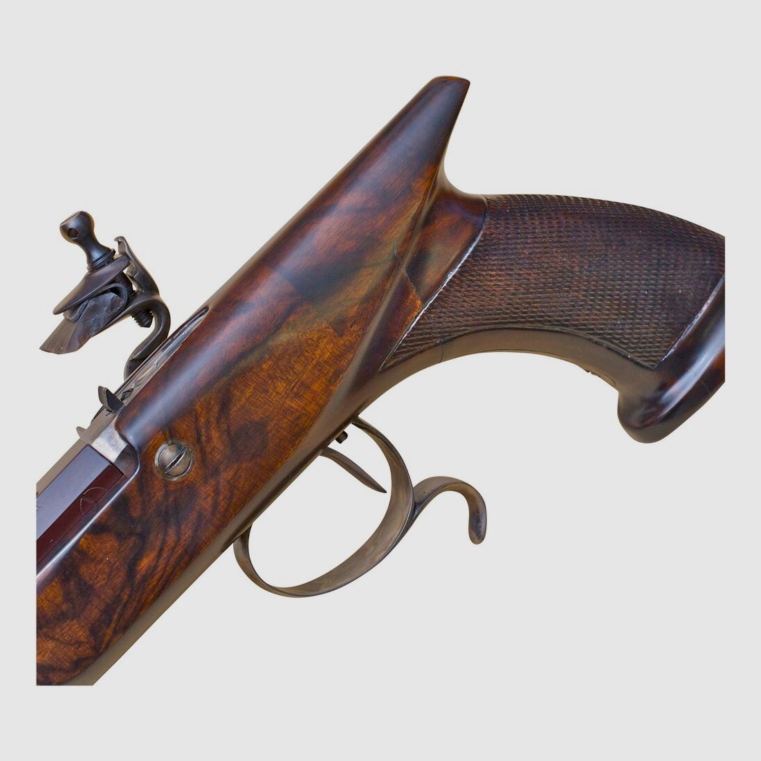 Davide Pedersoli Tatham & Egg flintlock muzzleloader pistol (With rifled barrel), imagen 4 de 7