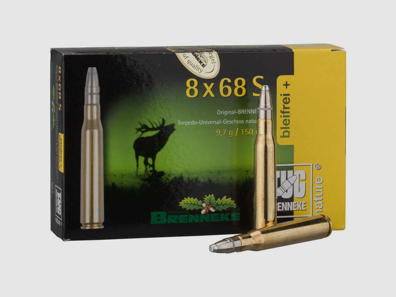8x68 S TUG nature+ 9.7g/150grs. Brenneke