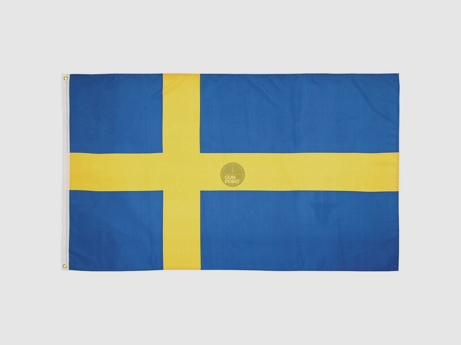 Fahne, Schweden,Polyester, 90 x 150 cm
