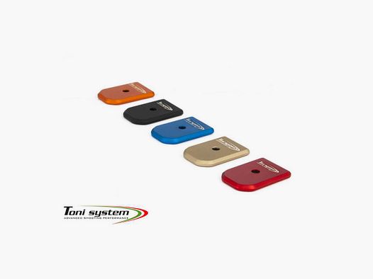TONI SYSTEM PAD0T Pad -0 rnd for Tanfoglio Small Frame, Color: Sand