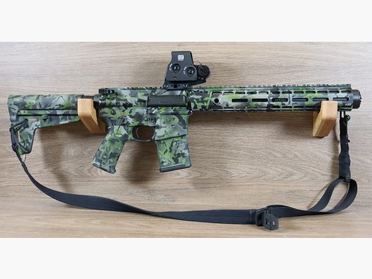 Aero 7 » Custom Cerakote + Schalldämpfer Acheron ACS Hexalug + Eotech