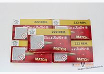 S&B Sellier & Bellot .222Rem Match HPBT 3,36g/52grs 100 (5x20) coups