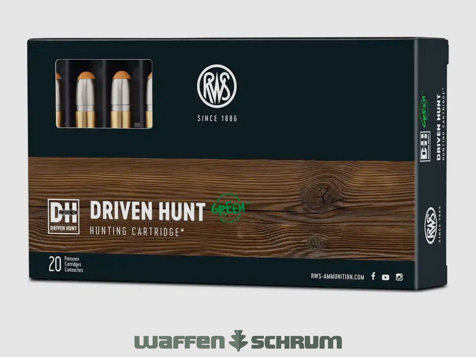 RWS Driven Hunt 10,7g - 165gr .308Win