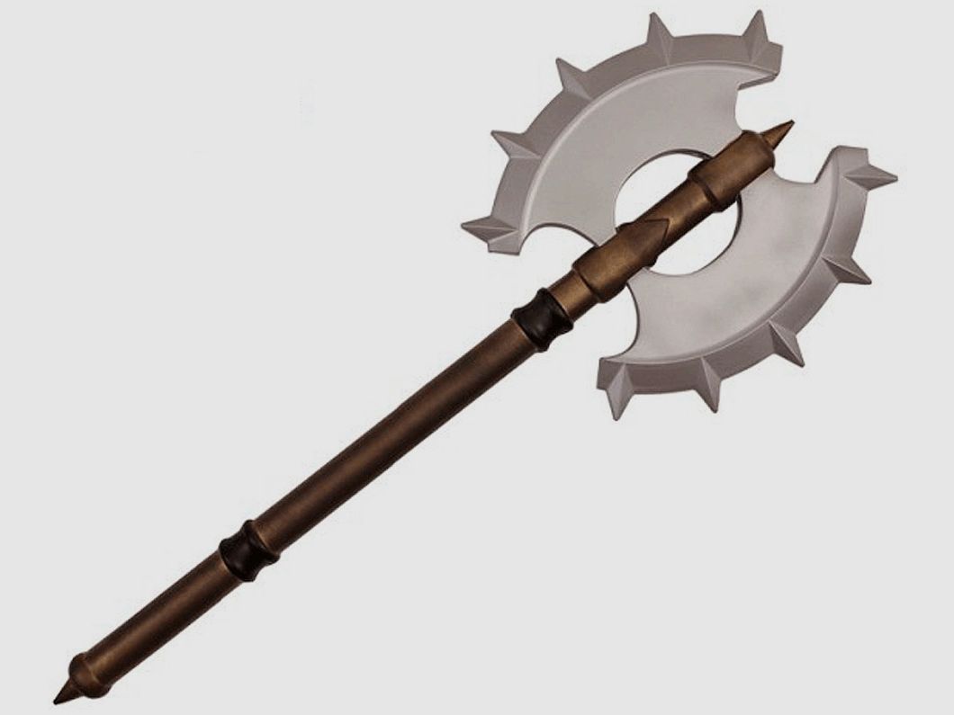 Double-headed axe padded weapon LARP