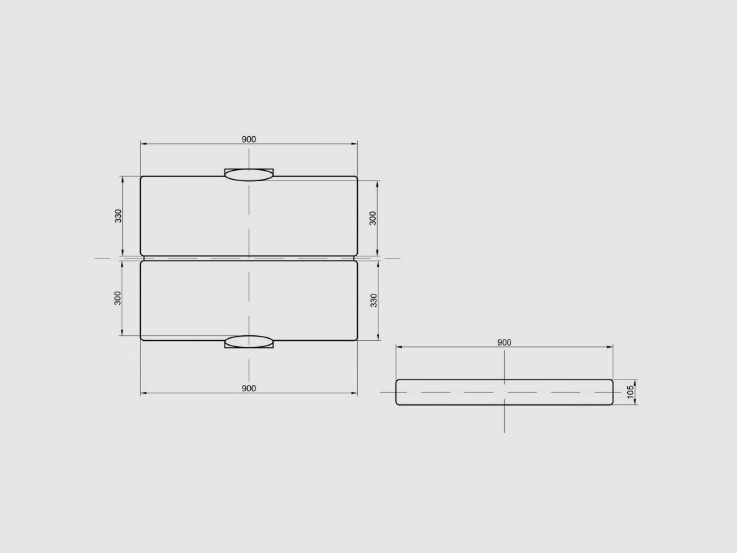 UNIVERSALBOX MIT VERSCHLUSS 90CM, Bild 2 von 2