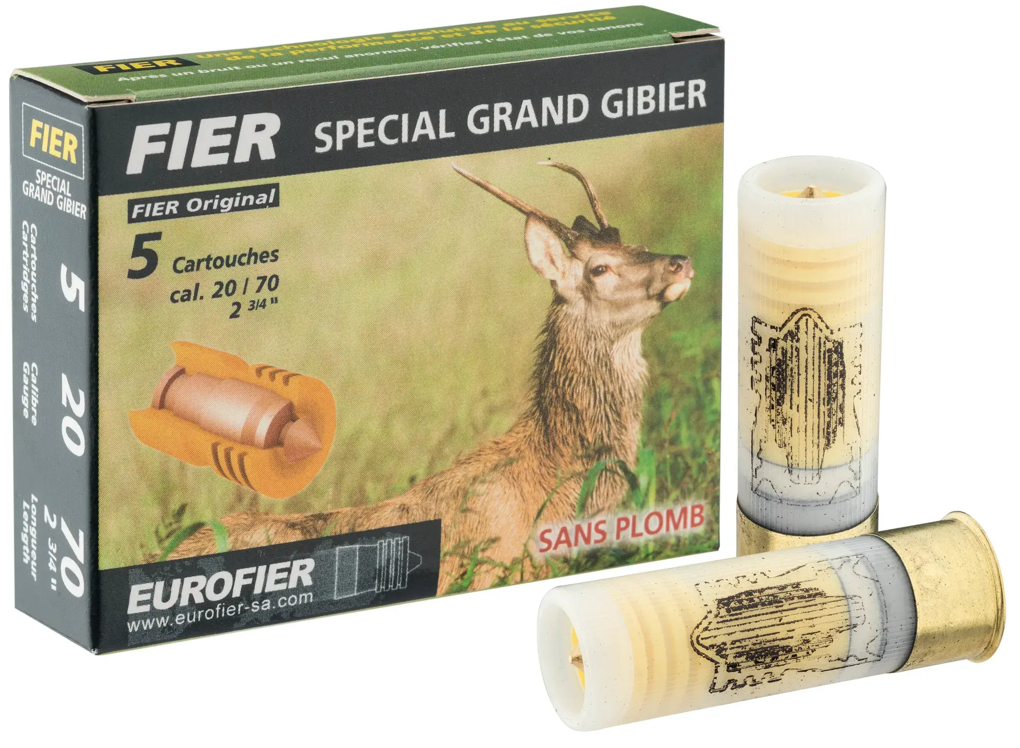 Balles Fier 20 Grammes Classic Calibre 20/70, image 2 sur 8