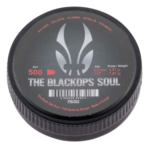 Plombs The Black Ops Soul Tête Pointue Calibre 4.5 MM, image 7 sur 8