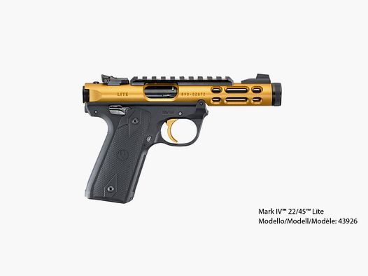 Ruger – Mark IV™ 22/45™ Lite / Gold Anodized / .22LR