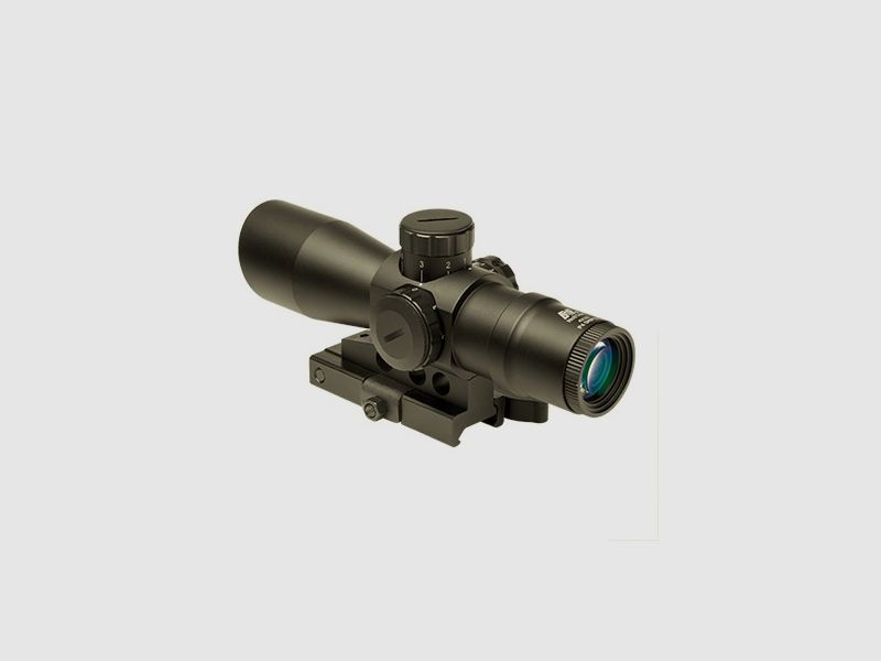 Zielfernrohr nc Star tactical 4×32, Mildot-Absehen, mit Schnellmontage mit Hebel, Bild 4 von 5