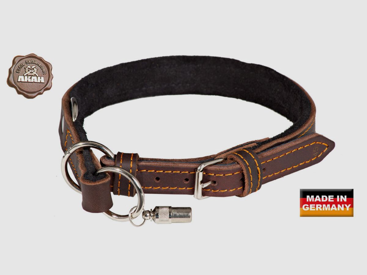 AKAH Wrger mit Begrenzung aus lleder 45 cm