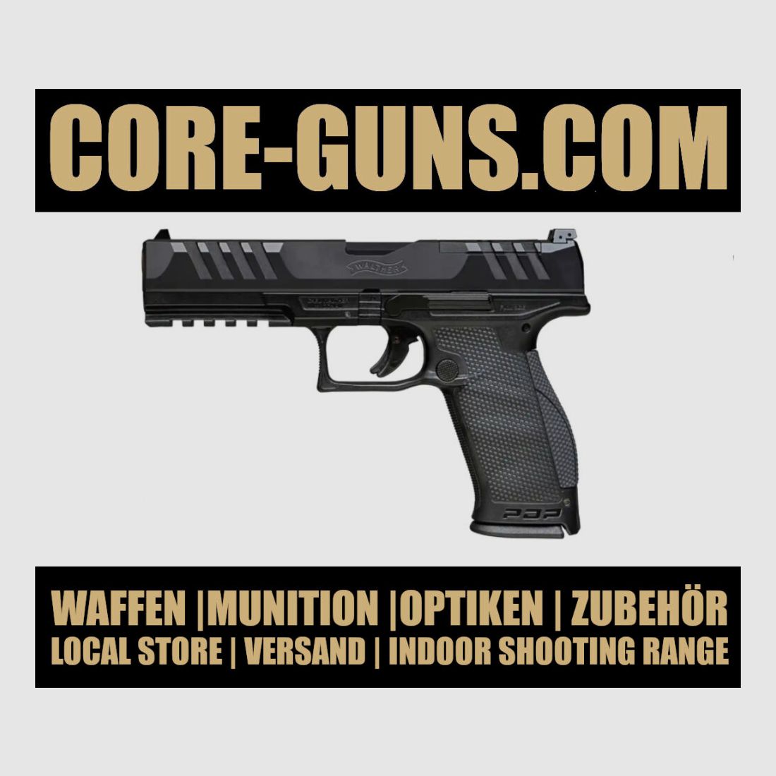 Walther Pistol PDP Full Size V2 – 5" OR 9mm Luger *EWB required immediately available