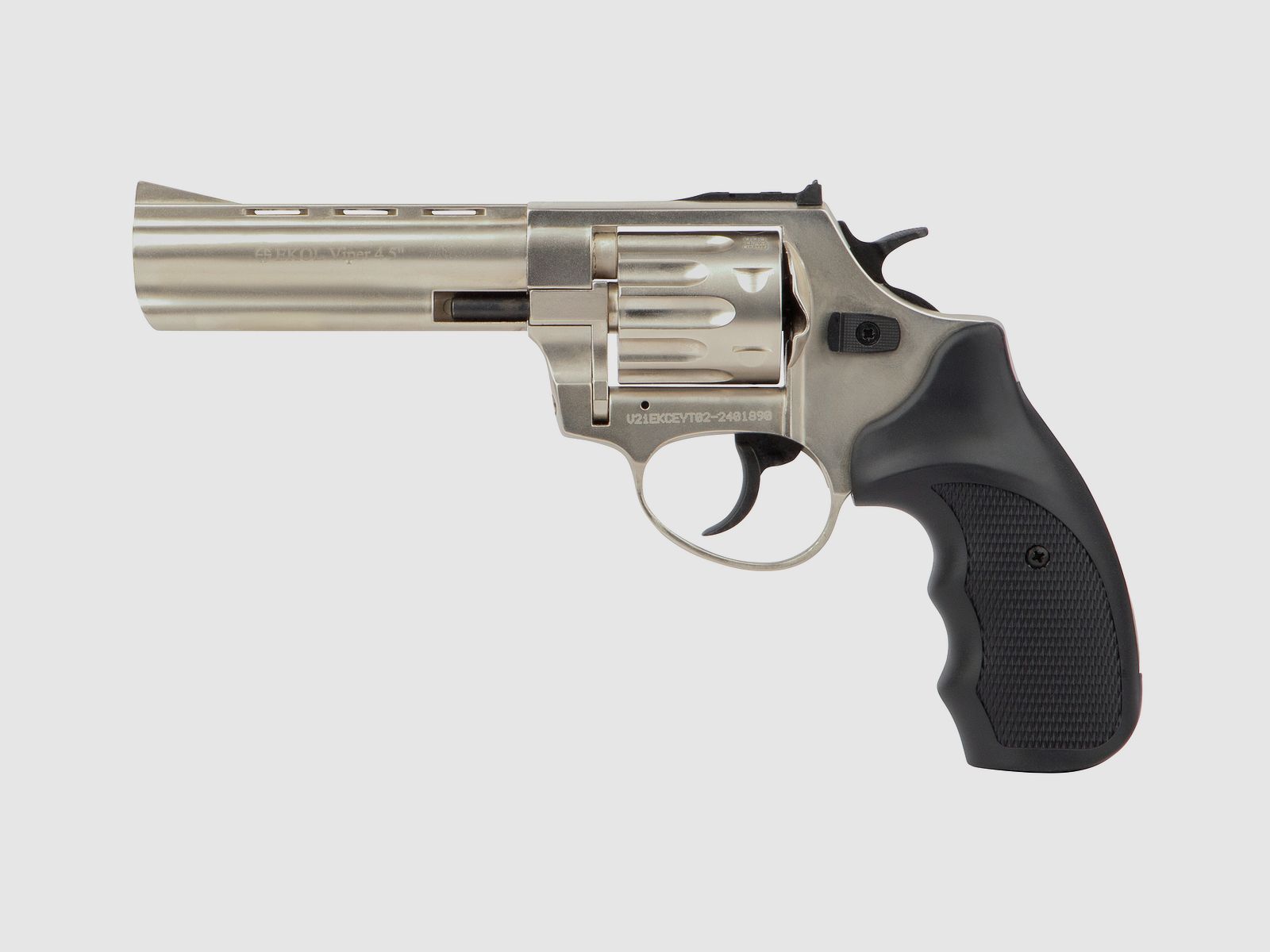 Ekol Viper 4.5'' Nickel 9mm R. - Gas-Signal