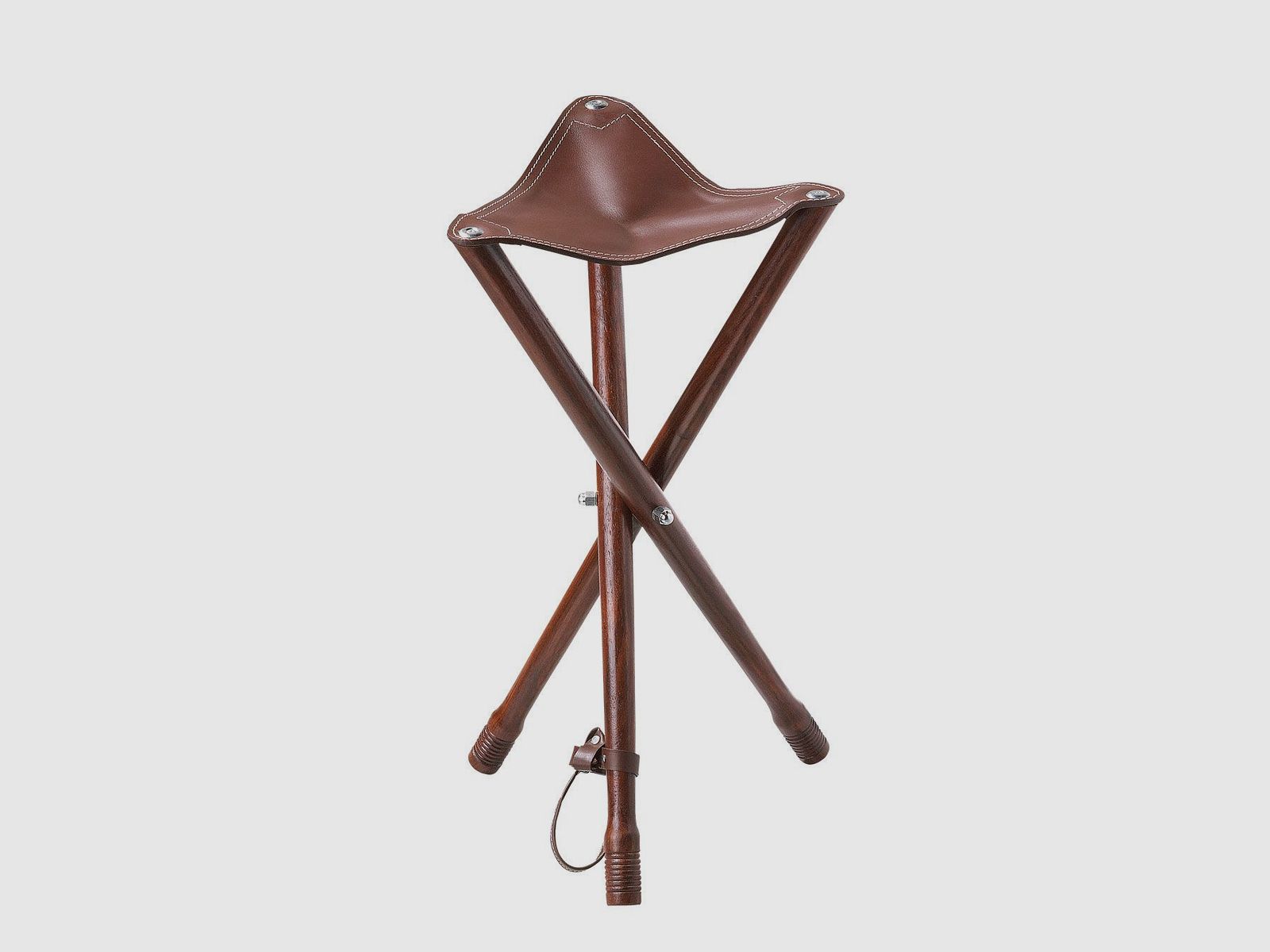 Dreibein Ledersitz Sitzhöhe 55 cm, Bild 2 von 2