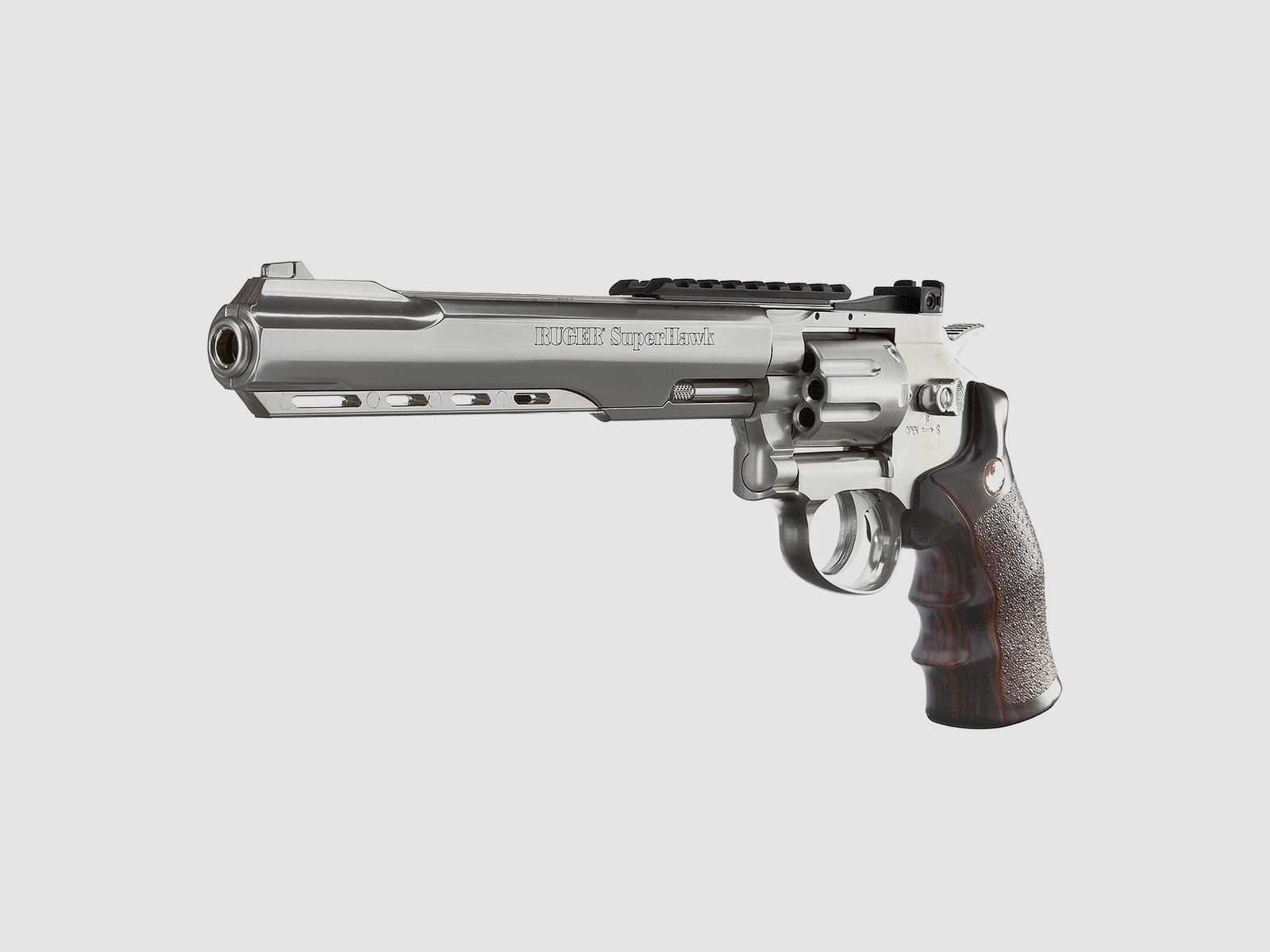 Ruger Super Hawk 8 Zoll 6mm BB CO2 Revolver veerchromt - 4 Joule
