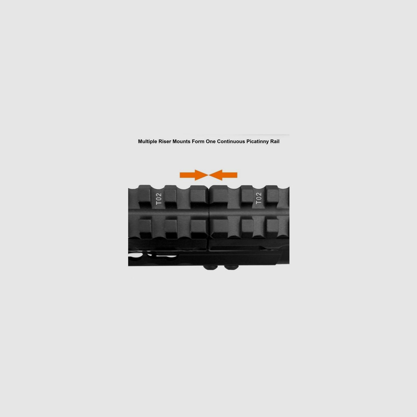 UTG SUPER SLIM PICATINNY RISER MONTAGE 0,75" 13-SLOT, Bild 4 von 6