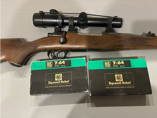 AKAH Rep. rifle K98 7x64 with scope RWS Premium 1.25-4x24