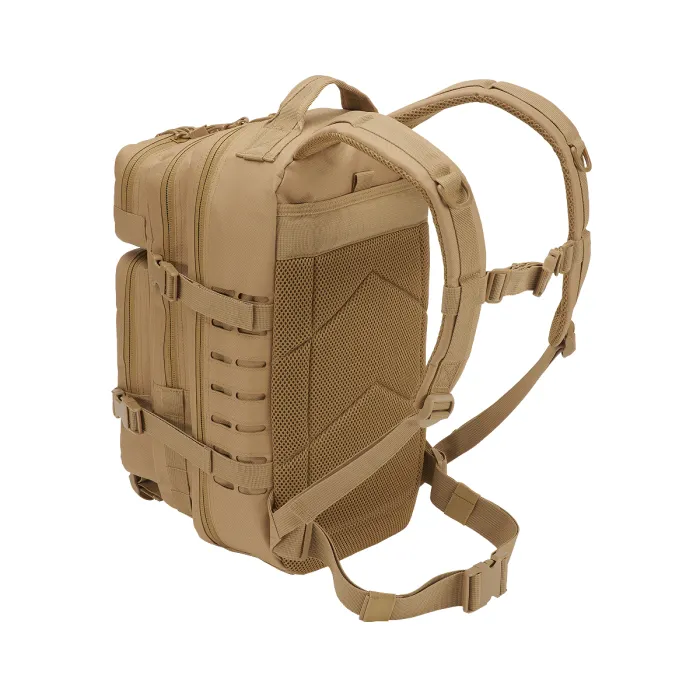 Brandit US Zaino Cooper LASERCUT - Medio - 25 Litri - Cammello (Beige)