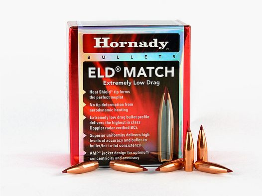 Hornady ELD-Match Pociski 1 Opakowanie .30 z 168 gr (100 sztuk po 0,619 €*)