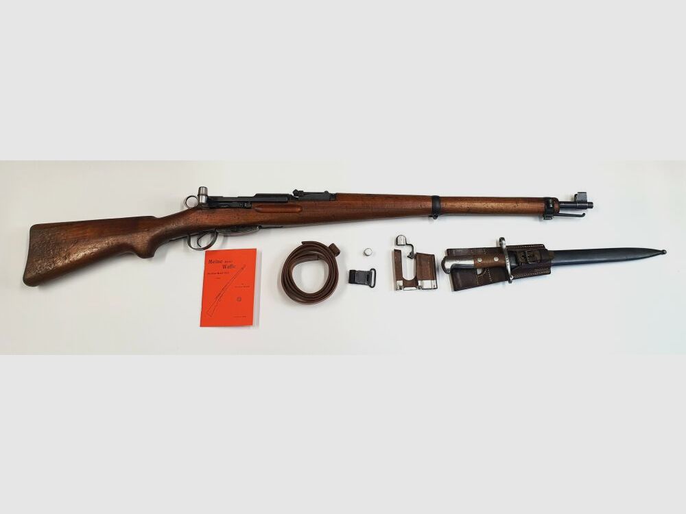 Waffenfabrik Bern Repetierbüchse Waffenfabrik Bern Schweizer K31 Kaliber 7,5x55swiss komplett nummerngleich + Bajonett