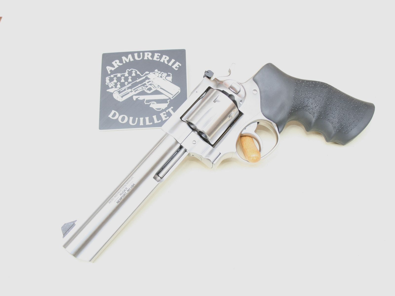 Revolver RUGER GP100 Cal.357 Mag 6&Prime; INOX Hausse réglable (1707), image 1 sur 4